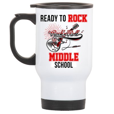 Ready To Rock Middle School Stainless Steel Travel Mug