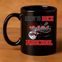Ready To Rock Preschool 11oz C Handle Ceramic Mug