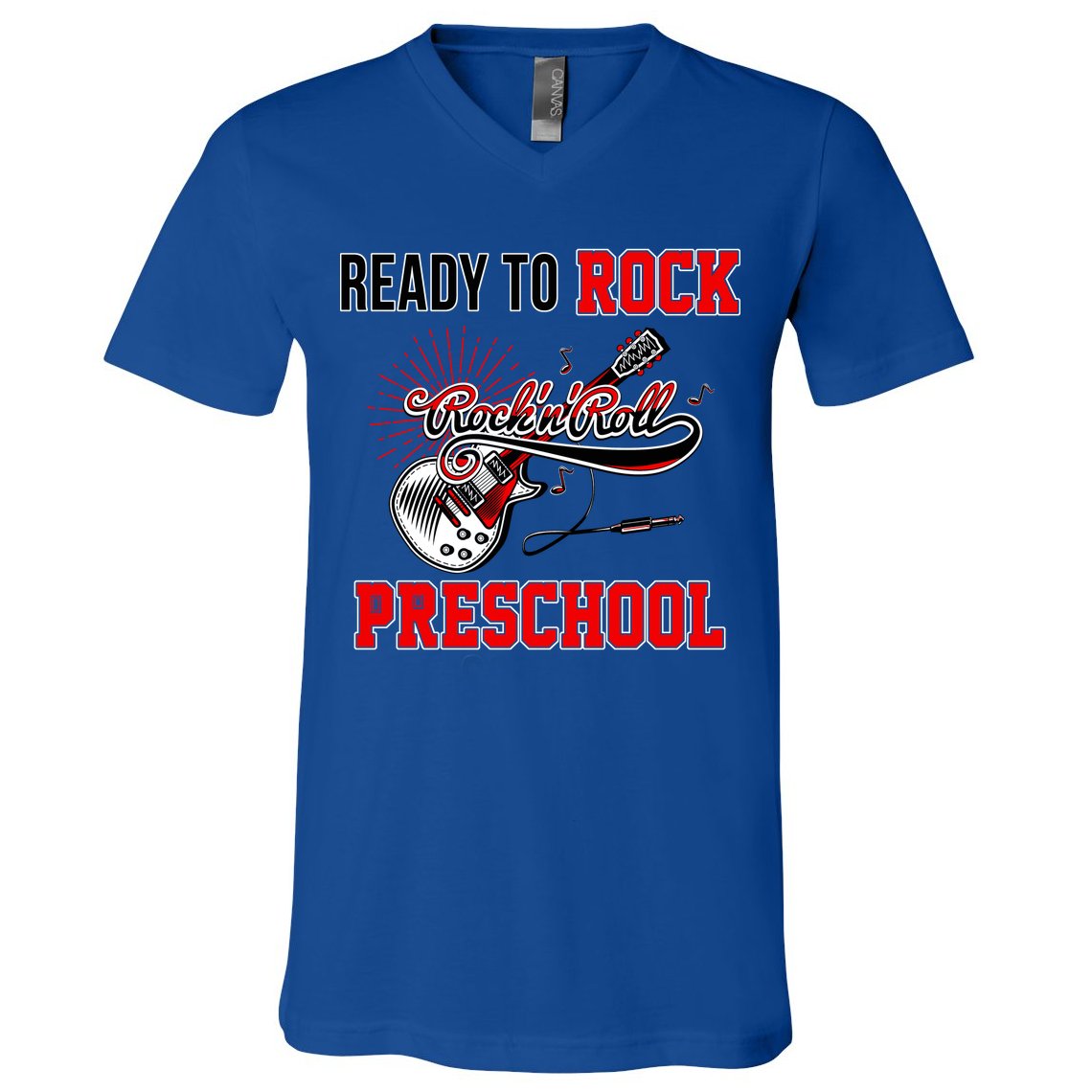 Ready To Rock Preschool V-Neck T-Shirt
