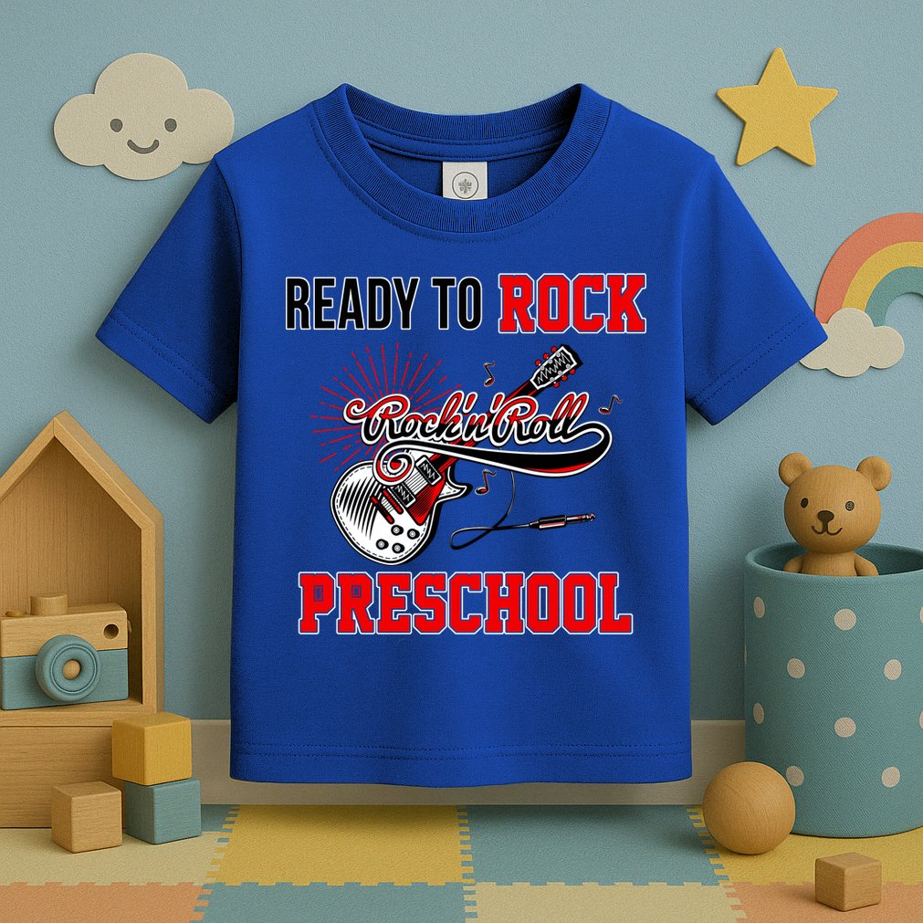 Ready To Rock Preschool Toddler T-Shirt