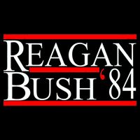 Reagan Bush 84 Retro USA Election Drawstring Bag