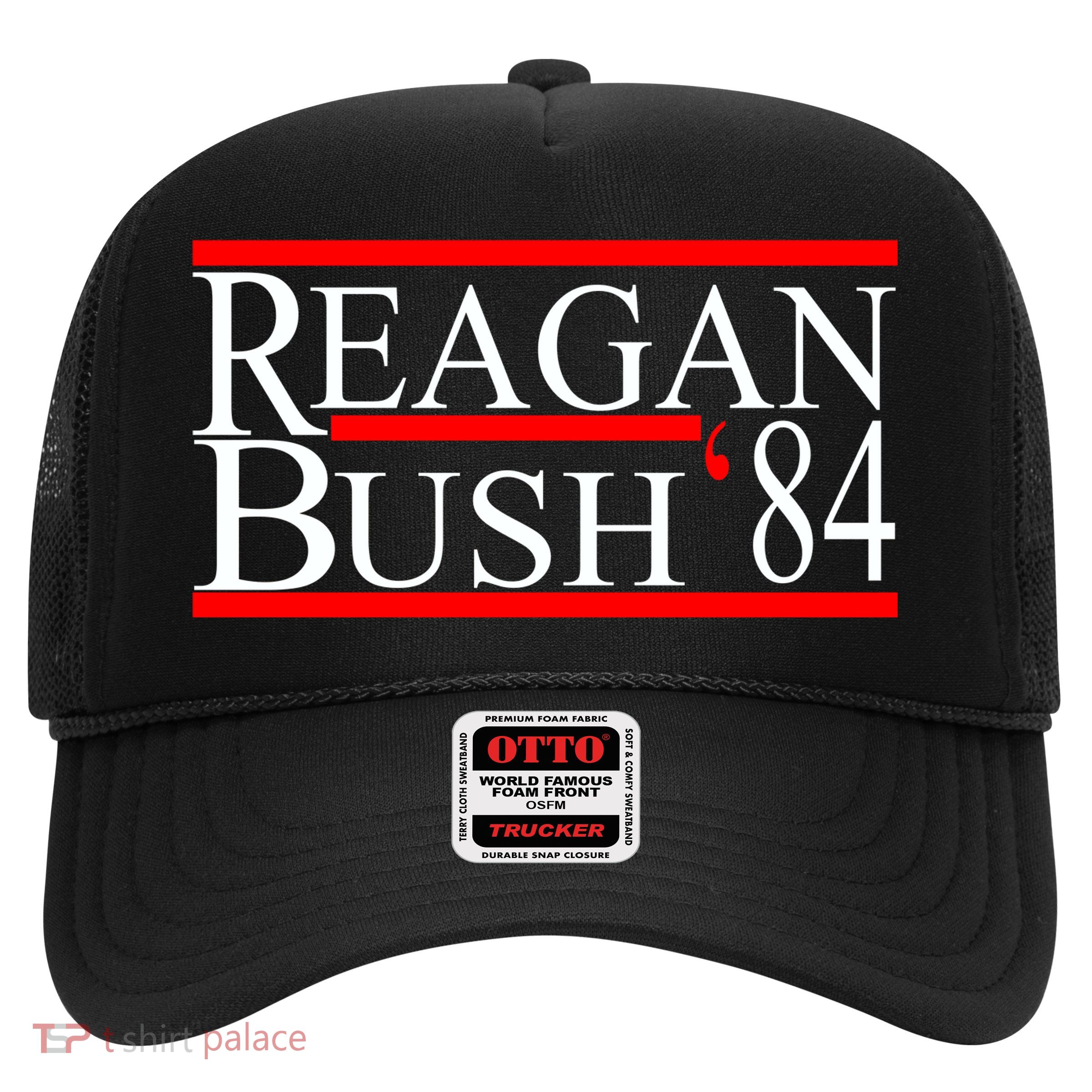 Reagan Bush 84 Retro USA Election Trucker Hat
