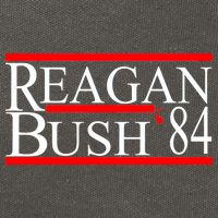 Reagan Bush 84 Retro USA Election Cotton Canvas Backpack