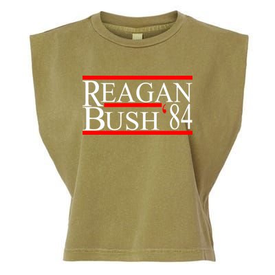 Reagan Bush 84 Retro USA Election Garment-Dyed Women's Muscle Tee