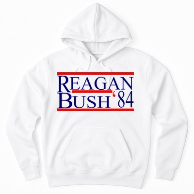 Reagan Bush 84 Retro USA Election Hoodie