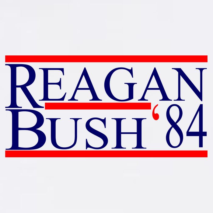 Reagan Bush 84 Retro USA Election Poster