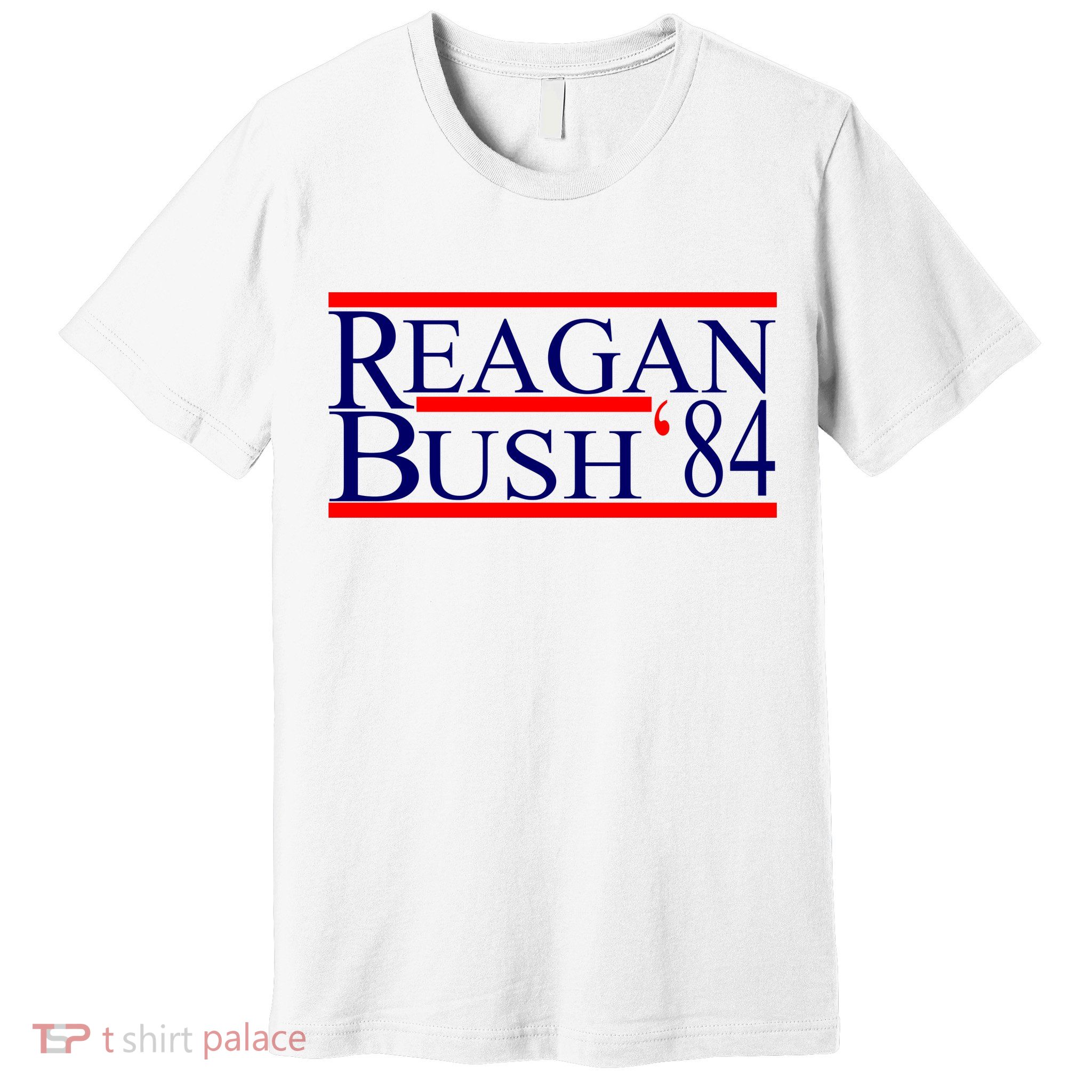 Reagan Bush 84 Retro USA Election Premium T-Shirt