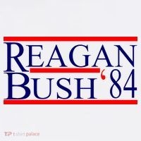 Reagan Bush 84 Retro USA Election Premium T-Shirt