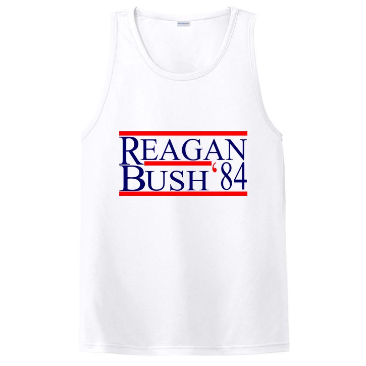 Reagan Bush 84 Retro USA Election PosiCharge Competitor Tank