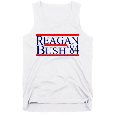 Reagan Bush 84 Retro USA Election Tank Top