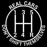 Real Cars Don't Shift Themselves Tie-Dye T-Shirt