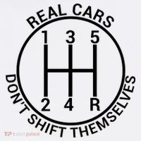 Real Cars Don't Shift Themselves 11oz C Handle Ceramic Mug