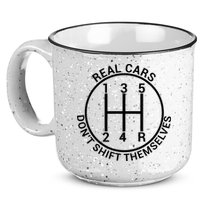 Real Cars Don't Shift Themselves 15oz Campfire Ceramic Mug