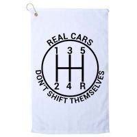 Real Cars Don't Shift Themselves Golf Towel