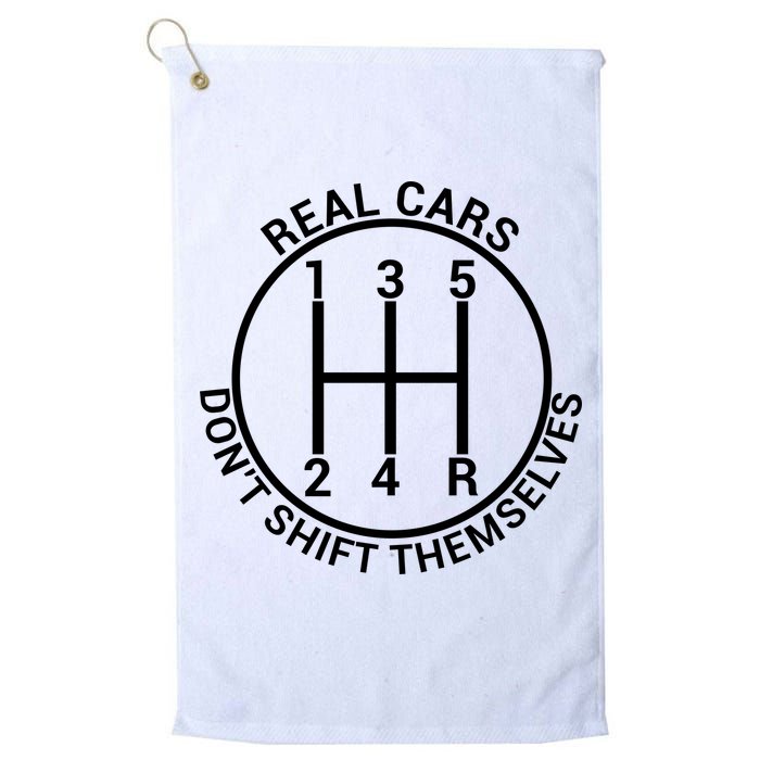Real Cars Don't Shift Themselves Golf Towel