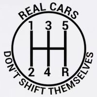 Real Cars Don't Shift Themselves Short Acrylic Beanie