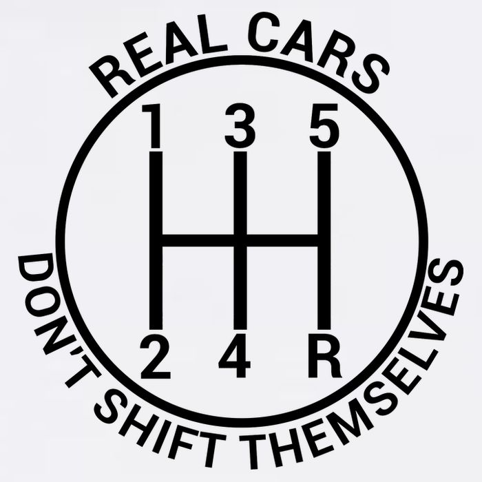 Real Cars Don't Shift Themselves Short Acrylic Beanie