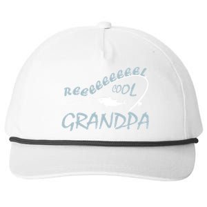 Real Cool Fishing Grandpa Snapback Five-Panel Rope Hat