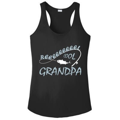 Real Cool Fishing Grandpa Ladies PosiCharge Competitor Racerback Tank