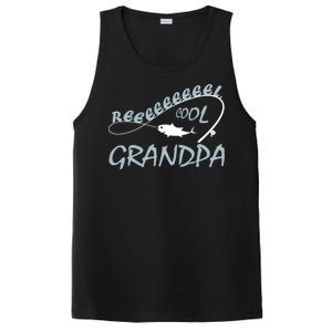 Real Cool Fishing Grandpa PosiCharge Competitor Tank