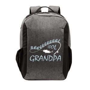 Real Cool Fishing Grandpa Vector Backpack