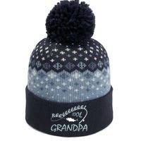 Real Cool Fishing Grandpa The Baniff Cuffed Pom Beanie