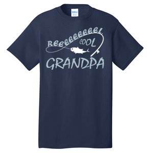 Real Cool Fishing Grandpa Tall T-Shirt