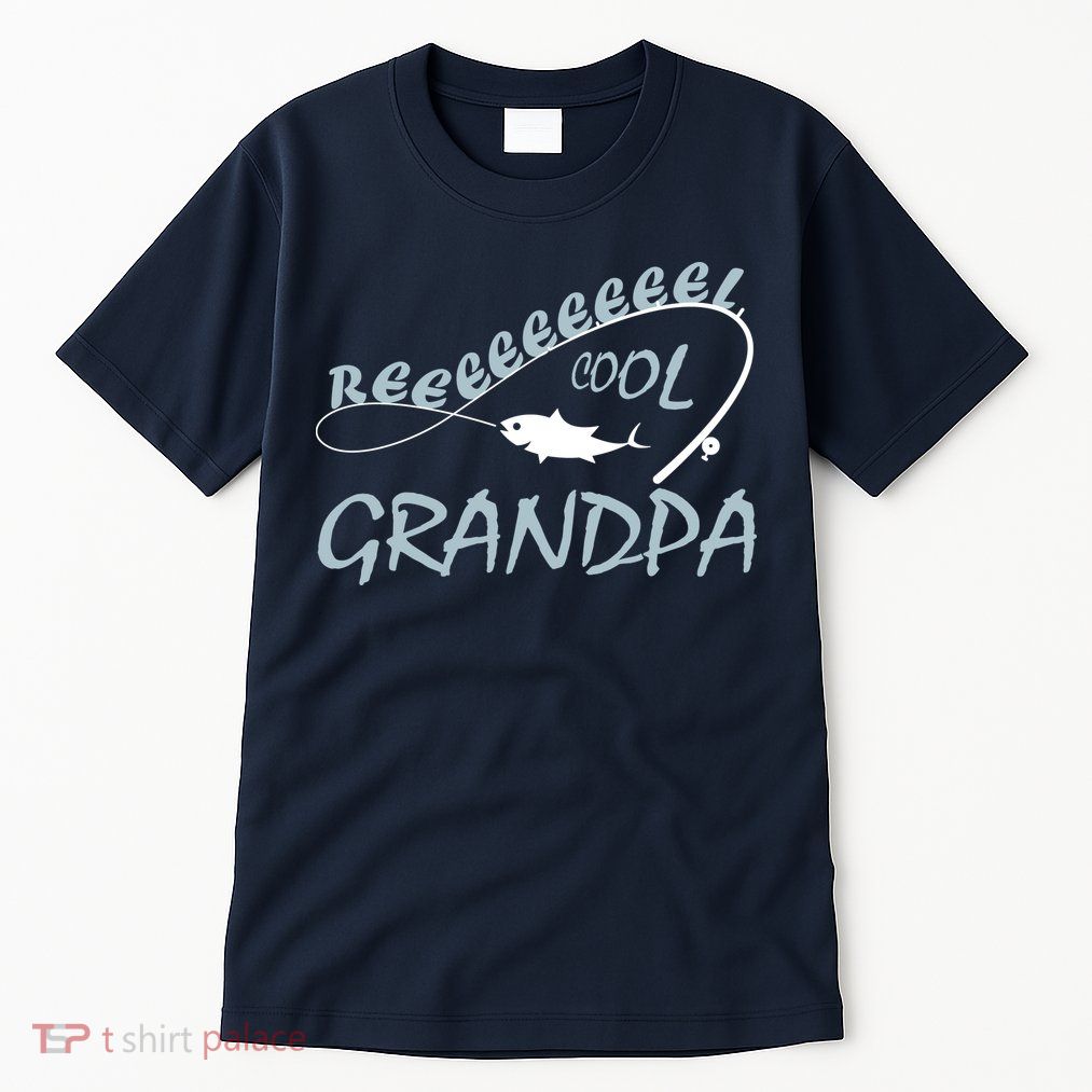 Real Cool Fishing Grandpa Tall T-Shirt