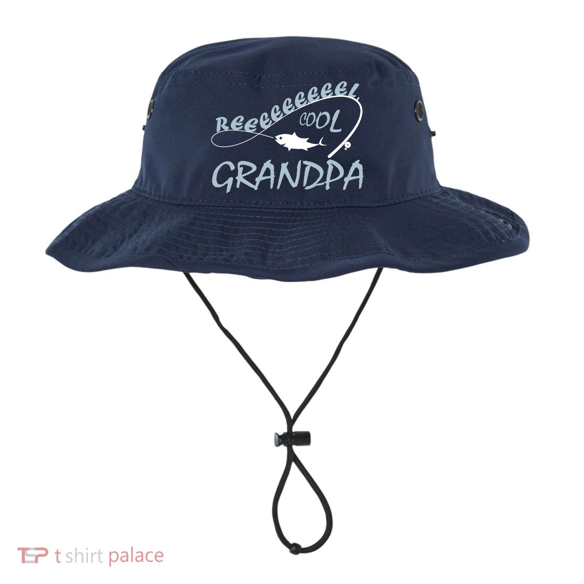 Real Cool Fishing Grandpa Bucket Hat
