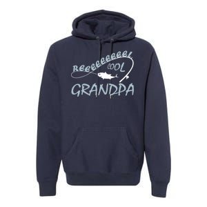 Real Cool Fishing Grandpa Premium Hoodie