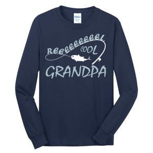 Real Cool Fishing Grandpa Tall Long Sleeve T-Shirt