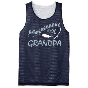 Real Cool Fishing Grandpa Mesh Reversible Basketball Jersey Tank