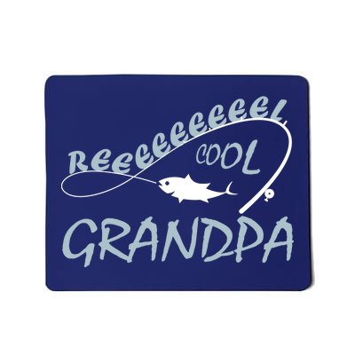 Real Cool Fishing Grandpa Mousepad