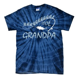 Real Cool Fishing Grandpa Tie-Dye T-Shirt