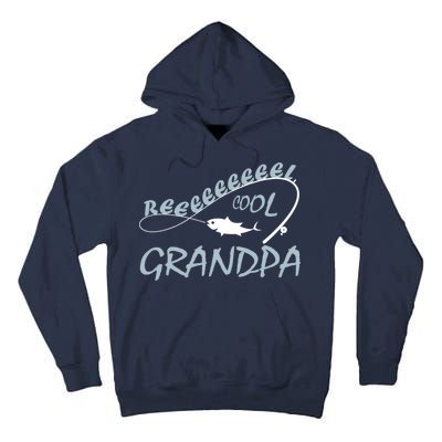 Real Cool Fishing Grandpa Tall Hoodie