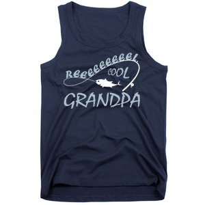 Real Cool Fishing Grandpa Tank Top