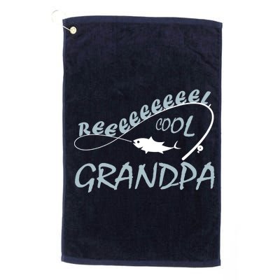 Real Cool Fishing Grandpa Platinum Collection Golf Towel