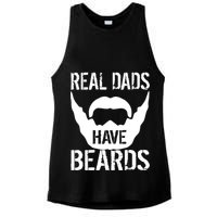 Real Dads Have Beards Ladies PosiCharge Tri-Blend Wicking Tank