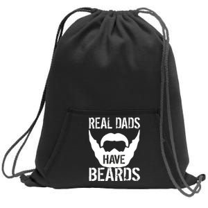 Real Dads Have Beards Sweatshirt Cinch Pack Bag