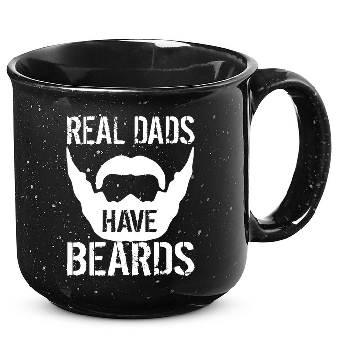 Real Dads Have Beards 15oz Campfire Ceramic Mug