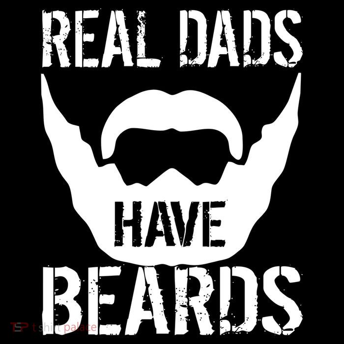 Real Dads Have Beards Flat Bill Trucker Hat