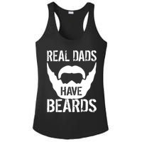Real Dads Have Beards Ladies PosiCharge Competitor Racerback Tank