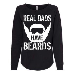 Real Dads Have Beards Womens California Wash Sweatshirt