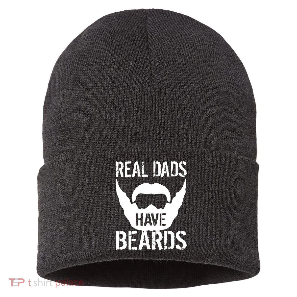 Real Dads Have Beards Sustainable Knit Beanie