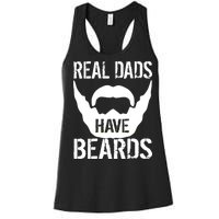 Real Dads Have Beards Women's Racerback Tank