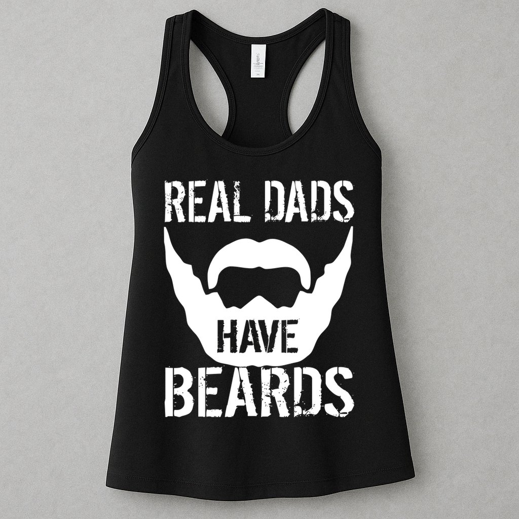 Real Dads Have Beards Womens Tank Top