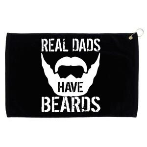 Real Dads Have Beards Grommeted Golf Towel