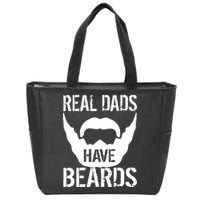 Real Dads Have Beards Zip Tote Bag