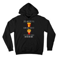 Real Fries Have Curves Funny Curly Fries Hoodie