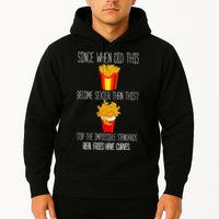 Real Fries Have Curves Funny Curly Fries Hoodie